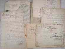 Appraisal: Documents relating to France Germany and Italy in the th