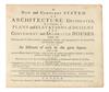 Appraisal: HALFPENNY WILLIAM A New and Compleat System of Architecture Delineated