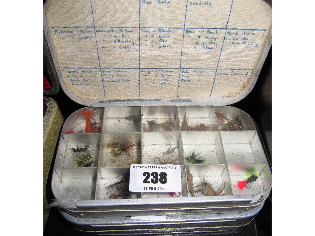 Appraisal: Lot comprising two boxes of fishing flies