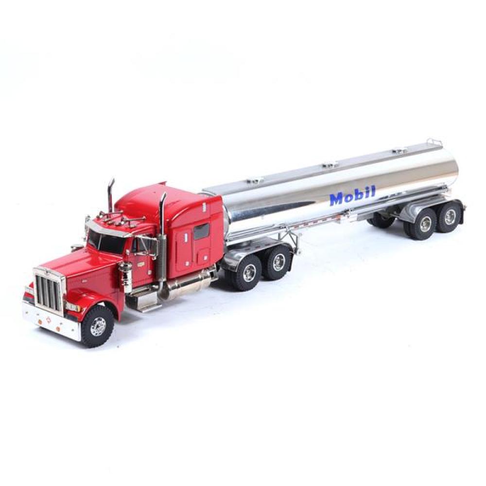 Appraisal: M J CUSTOM TOYS LARGE PRESSED METAL RED PETERBILT MOBIL