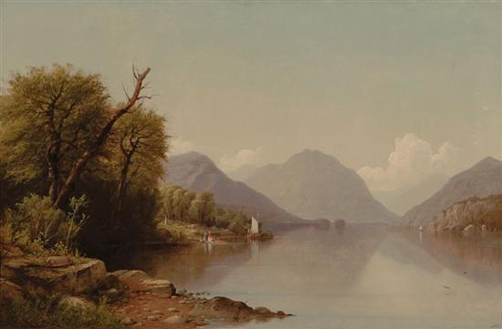 Appraisal: JOHN WILLIAMSON American - Summer Day on Lake George oil