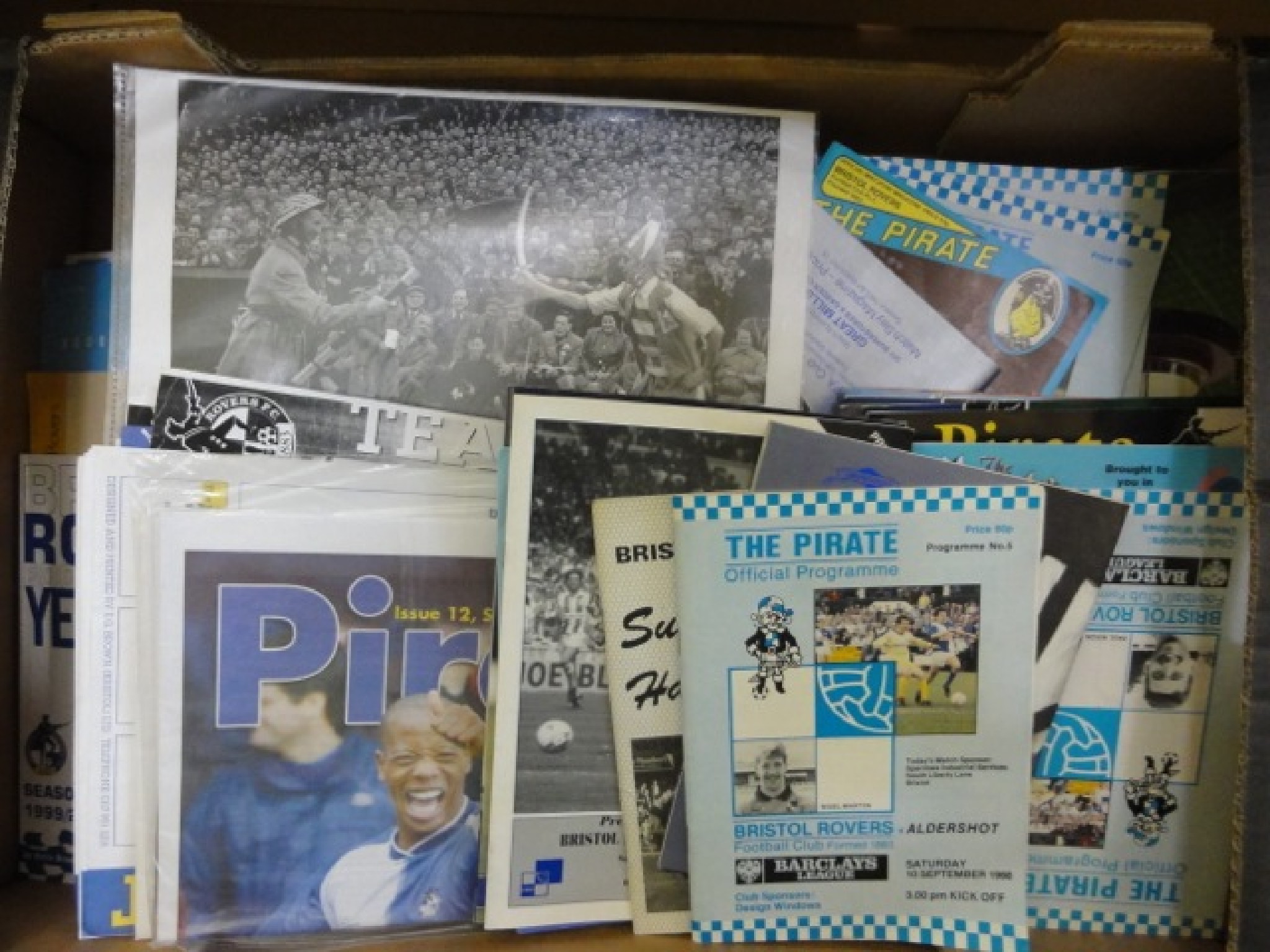 Appraisal: A quantity of Bristol Rovers The Pirate programmes mainly dating