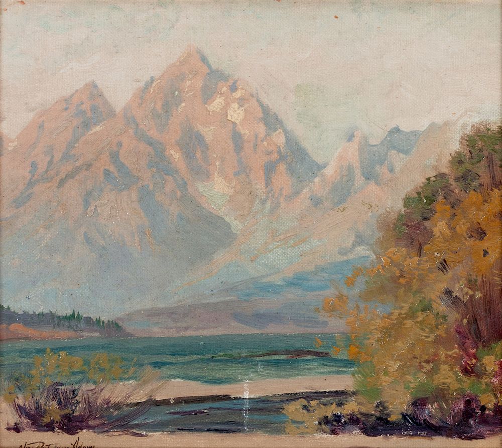 Appraisal: Charles Partridge Adams American - Teton Landscape Charles Partridge Adams