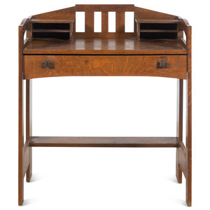 Appraisal: An Arts and Crafts Oak Writing Desk Early th Century