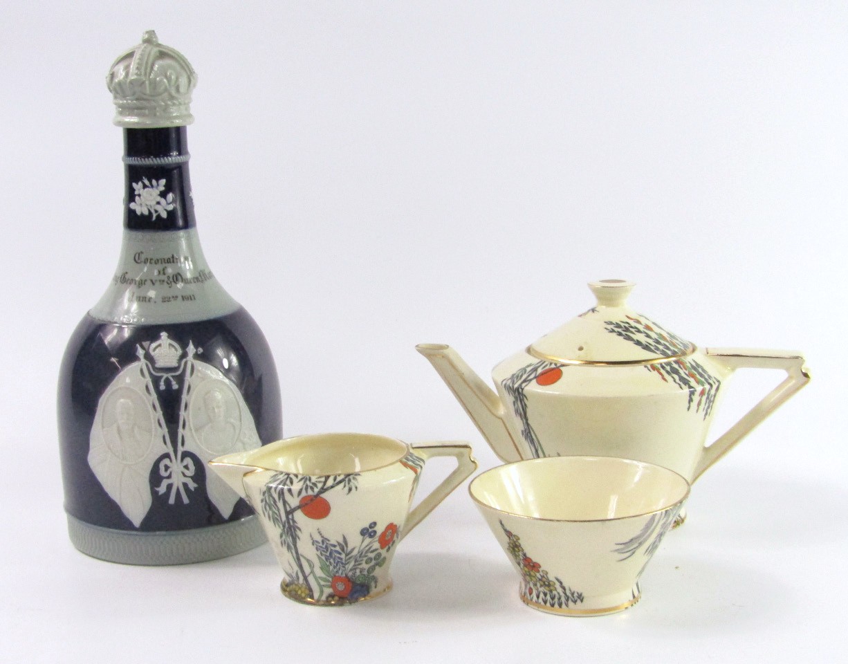 Appraisal: A Copeland Spode Royal Commemorative spirit decanter for Andrew Usher