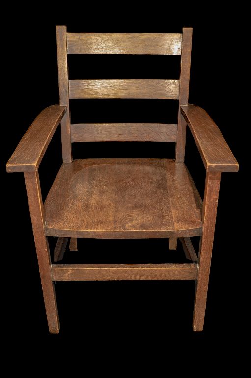 Appraisal: Arts And Crafts Oak Limbert Arm Chair Arts And Crafts