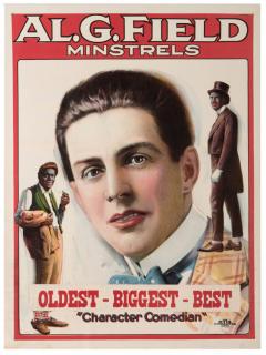 Appraisal: Al G Fields Greater Minstrels Oldest Biggest Best Character Comedian