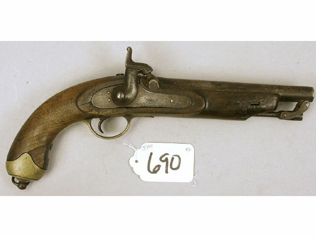 Appraisal: Mordamt cal Belgian liege proofed large bore military officer's pistol