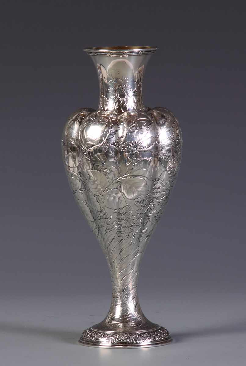 Appraisal: Tiffany Co Makers Sterling Vase Tiffany Co Makers Sterling Vase