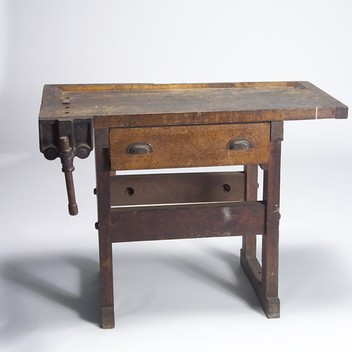 Appraisal: W P Walters Sons workbench with original drawer and cast