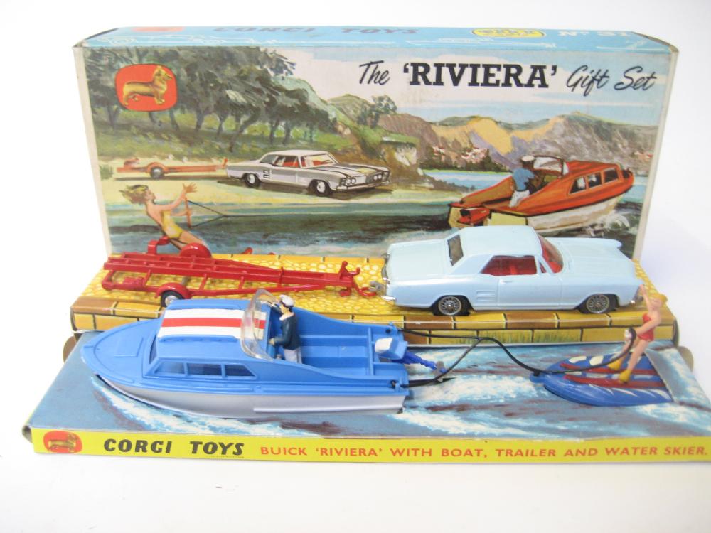 Appraisal: GS Buick Riviera Boat Set boxed complete E