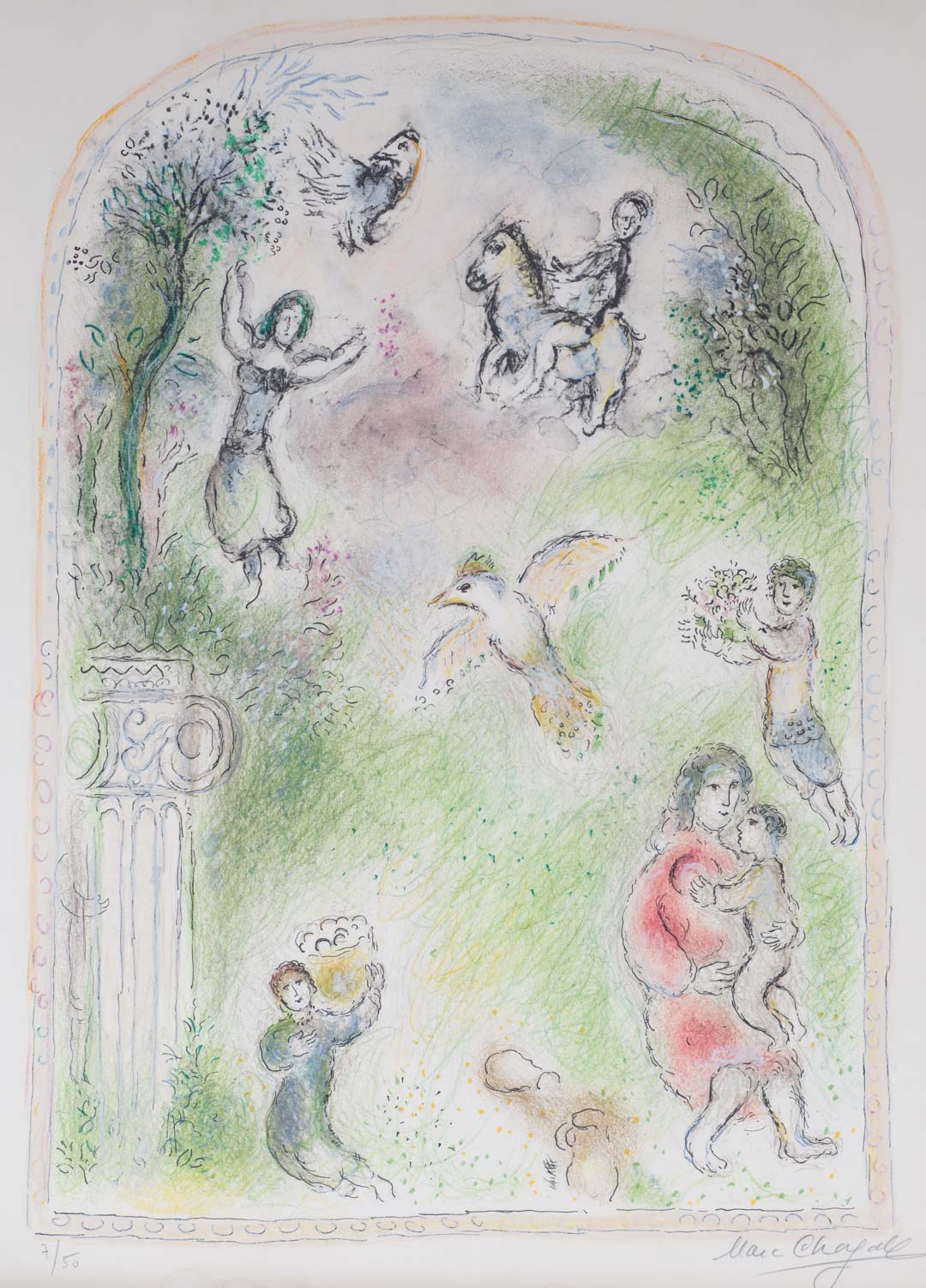 Appraisal: Marc Chagall Le Jardin de Pomone lithograph Russian French -