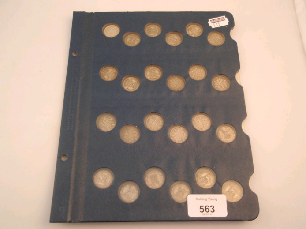 Appraisal: A 'Coin Library' album containing Victorian and later crowns half