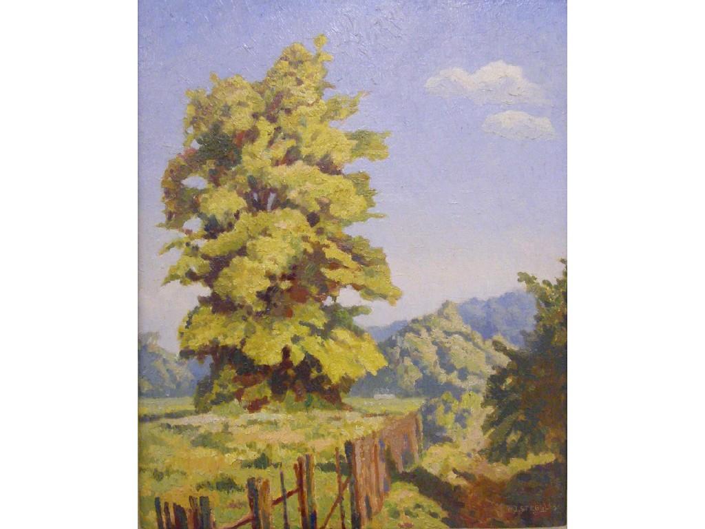 Appraisal: By Walter James Steggles - - 'Cliveden' landscape scene signed