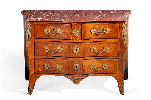 Appraisal: A Louis XV commode Louis Michel Lefevre A Louis XV