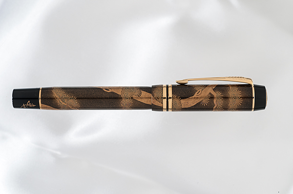 Appraisal: The Parker Duofold Maki-e Lacquered fountain pen with Old Pines