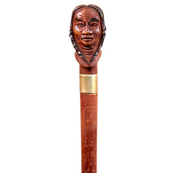 Appraisal: Dartmouth Indian Cane-Early th Century- Exclusive on Bidsquare Dartmouth Indian