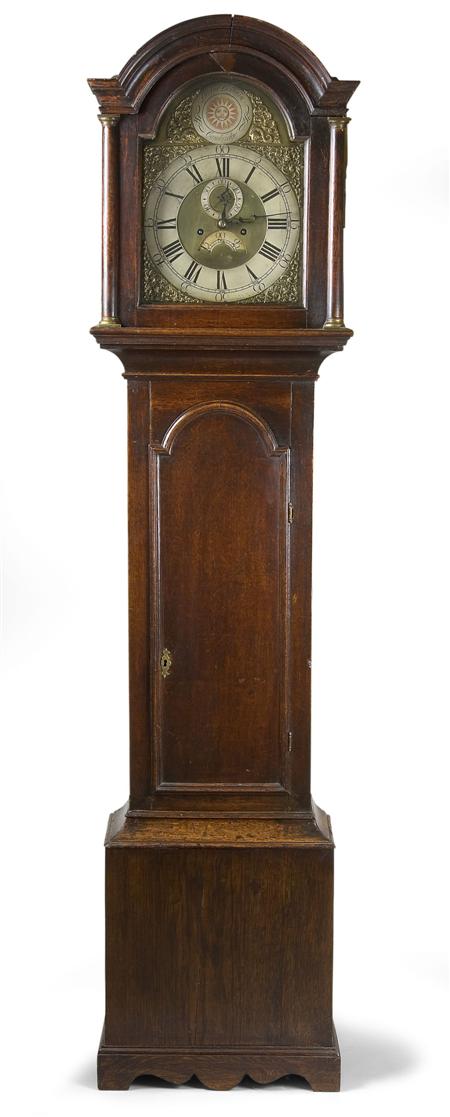 Appraisal: A George III oak longcase clock by George Godwin Cambridge