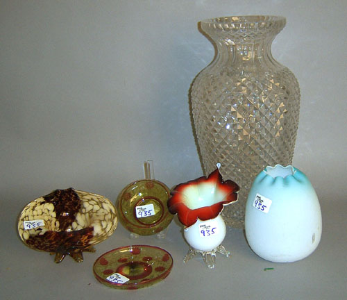 Appraisal: Group of glass tableware