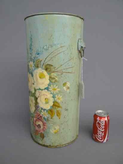 Appraisal: Vintage painted umbrella stand '' Ht