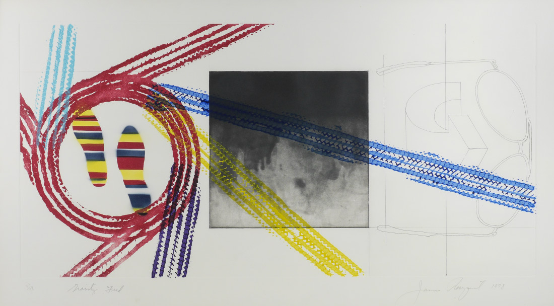 Appraisal: ROSENQUIST James American - ''Gravity Feed'' Etching '' x ''