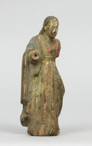 Appraisal: Carved Santos Figure Spanish ca th Century Carved female figure