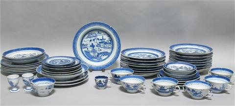 Appraisal: QUANTITY OF CHINESE BLUE AND WHITE WARES Various dates and