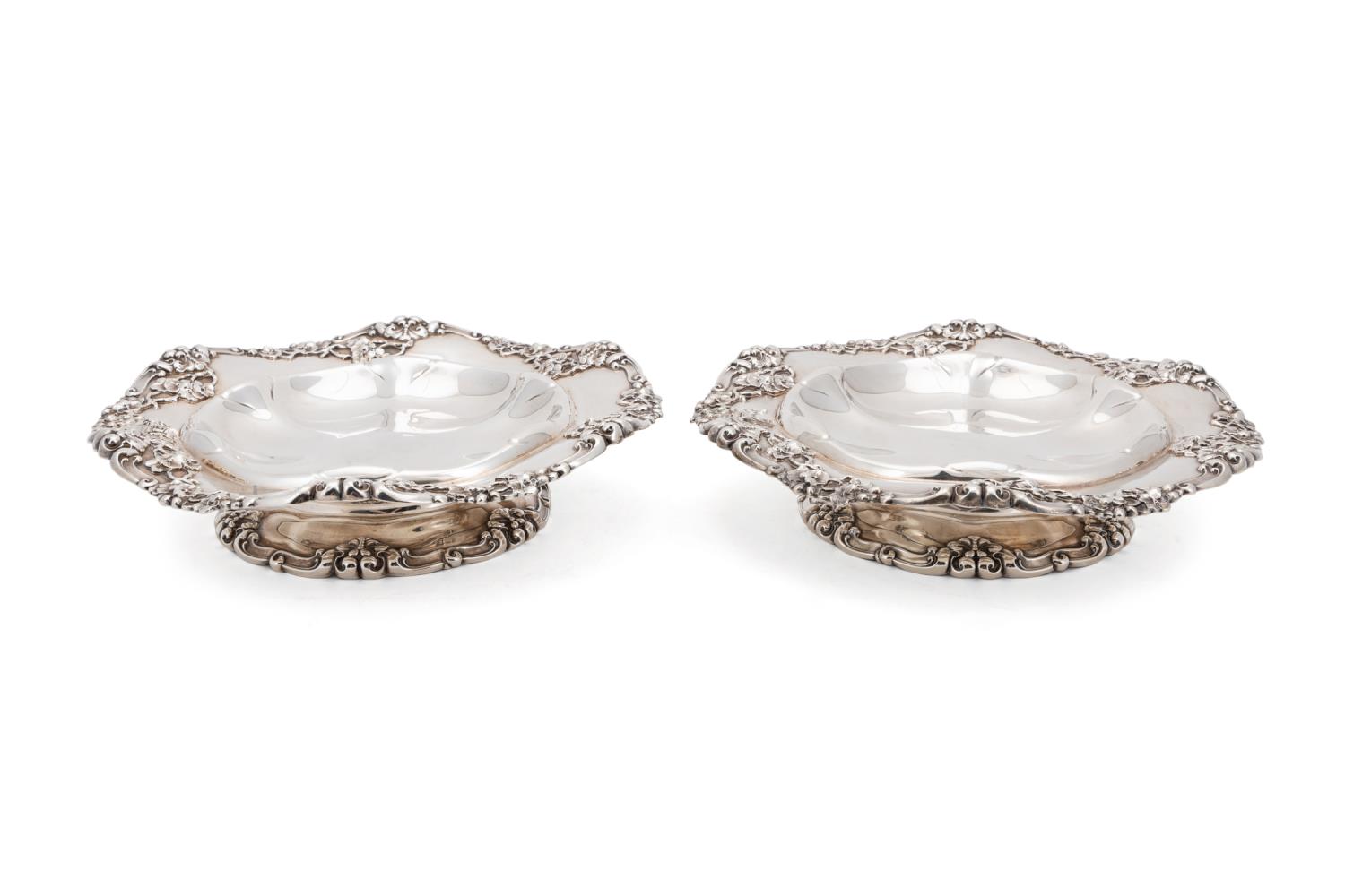 Appraisal: PAIR GORHAM STERLING FOOTED FRUIT BOWLS Pair of Gorham founded