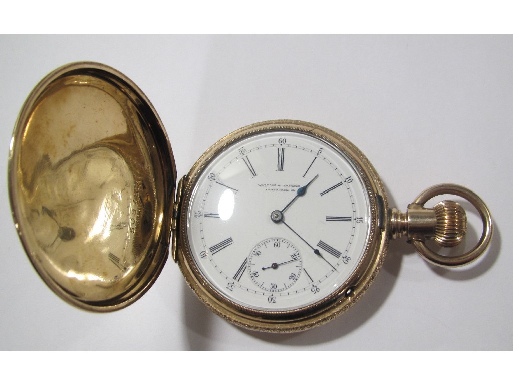 Appraisal: Fourteen carat gold cased pocket watch by Wattles Sheafer Pittsburgh