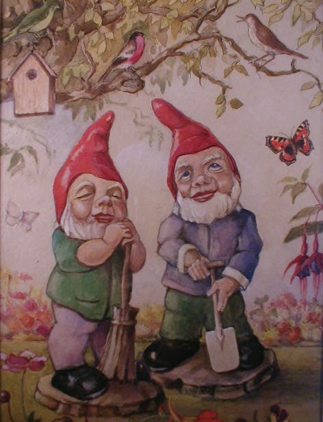 Appraisal: G M Brough Gardeners World A study of two gnomes