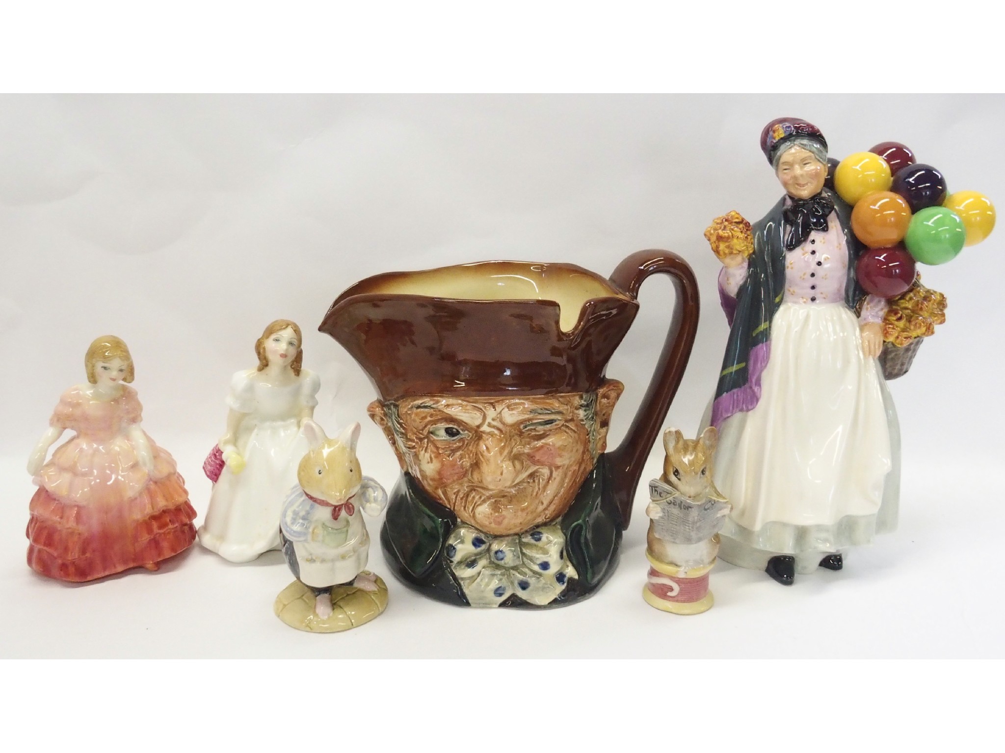 Appraisal: Beswick Beatrix Potter Tailor of Gloucester figure four Royal Doulton