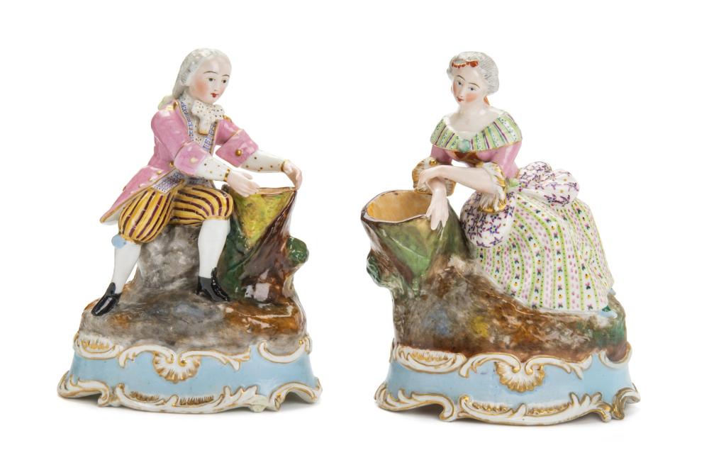 Appraisal: A pair of Jacob Petit porcelain incense holders Circa -