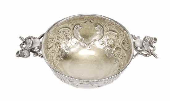 Appraisal: A Victorian Scottish silver novelty small quaiche maker's mark 'R