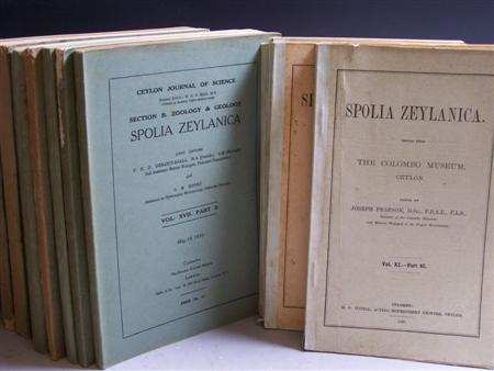 Appraisal: Ceylon Journal of Science Spolia Zeylanica Colombo G J A