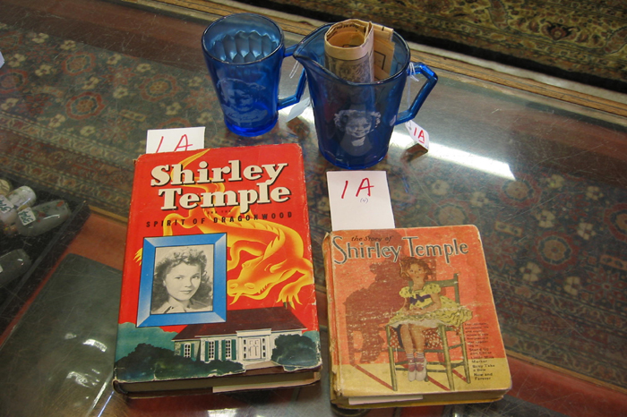 Appraisal: A GROUP OF FOUR SHIRLEY TEMPLE COLLECTIBLES including an article