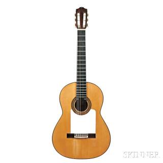 Appraisal: Spanish Flamenco Guitar Arc ngel Fern ndez Madrid Spanish Flamenco