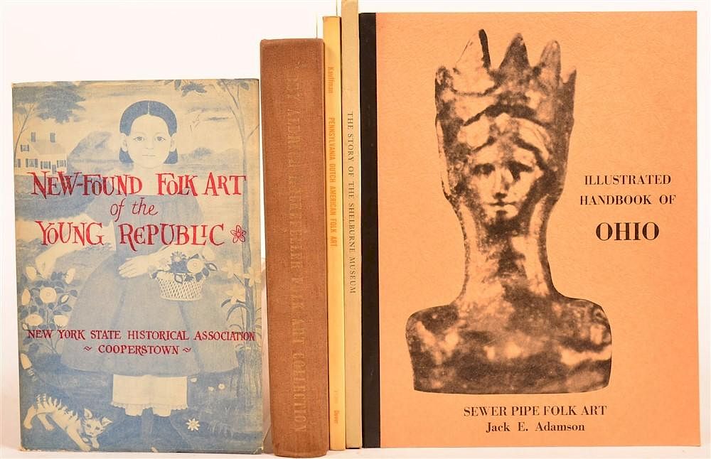 Appraisal: vols Books on American Folk Art Little Abby Aldrich Rockefeller