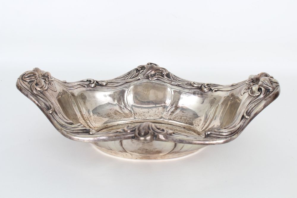 Appraisal: Sterling Silver Art Nouveau Tray Sterling Silver Art Nouveau Tray