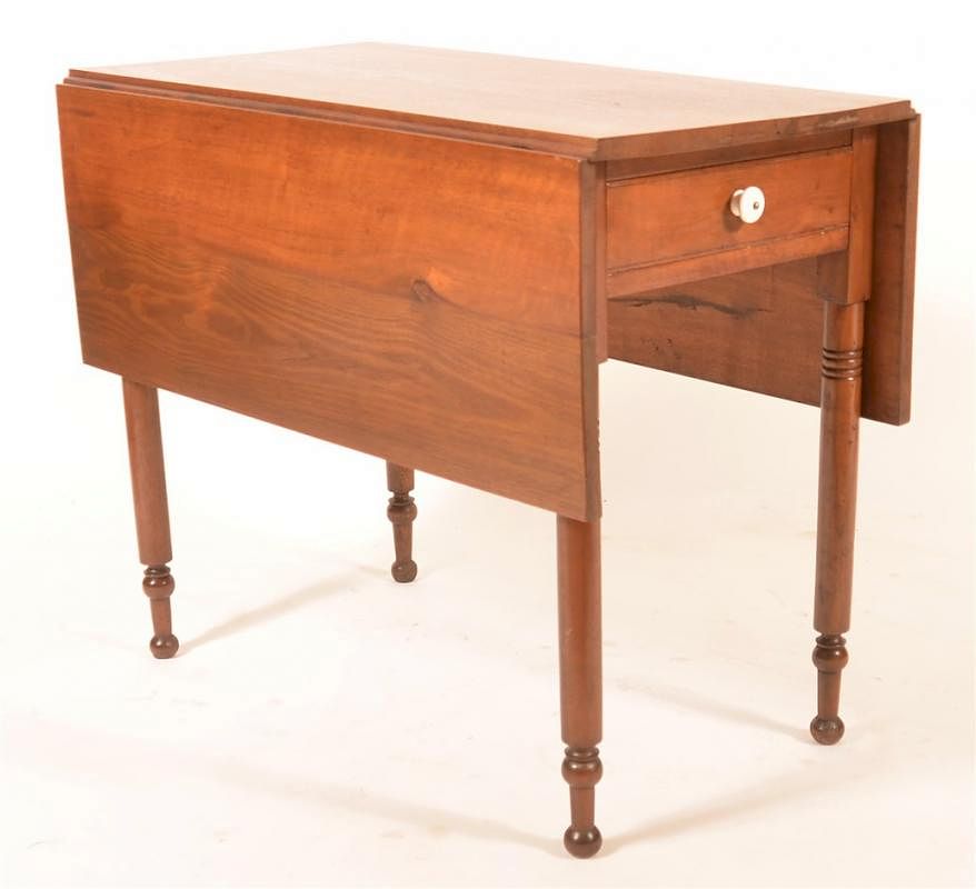 Appraisal: Pennsylvania Sheraton Walnut Drop-leaf Table Pennsylvania Sheraton Walnut Drop-leaf Table