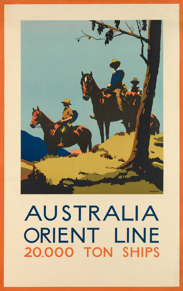 Appraisal: PERCIVAL ALBERT PERCY TROMPF - AUSTRALIA ORIENT LINE TONS OF