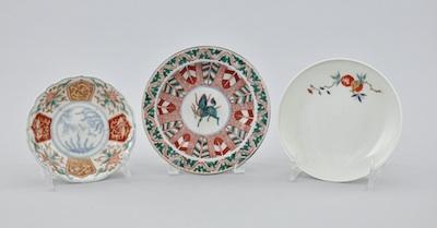 Appraisal: A Lot of Three Japanese Porcelain Dishes ca th Century