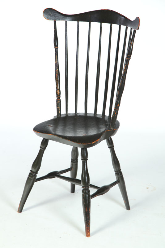 Appraisal: WINDSOR SIDE CHAIR American late th-early th century mixed woods