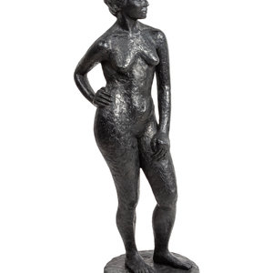 Appraisal: A Plaster Standing Nude Sculpture of a Woman th century