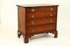 Appraisal: CHEST OF DRAWERS - Chippendale period cherry four drawer chest