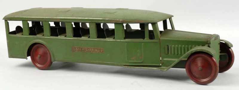 Appraisal: Pressed Steel Steelcraft Inter-City Bus Toy Description American Variation without