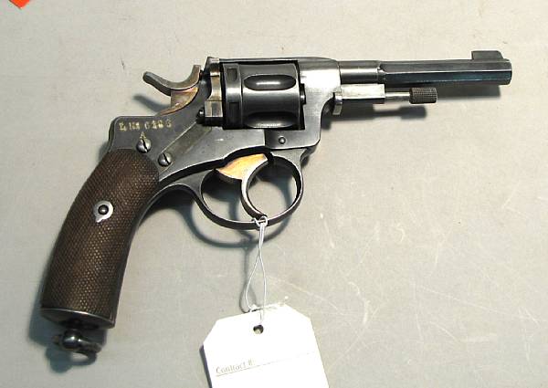 Appraisal: A Swedish Nagant Model double action service revolver Serial no