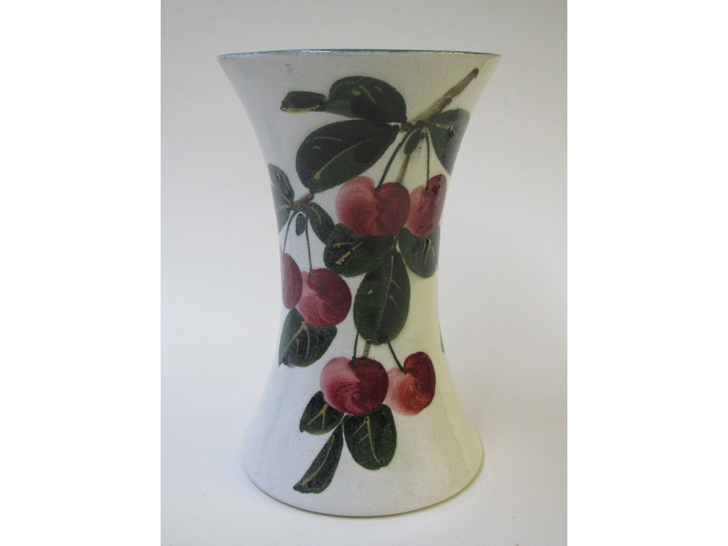 Appraisal: A Wemyss Ware spill vase painted with cherries printed mark