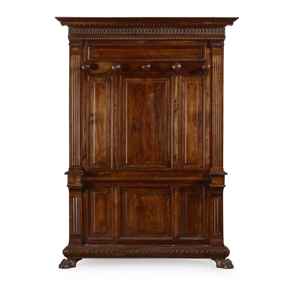 Appraisal: VICTORIAN WALNUT HALL STAND TH CENTURY in the th century