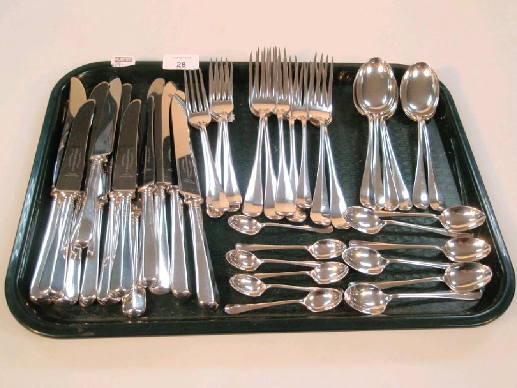 Appraisal: A composite suite of George V George VI silver cutlery