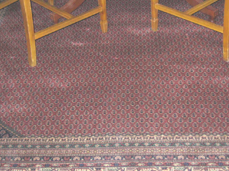 Appraisal: INDO MIR ROOM RUG The rust to tan field shows